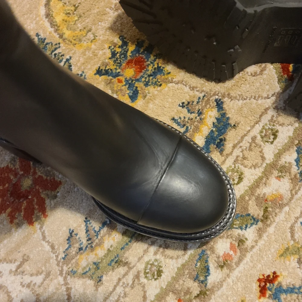 CULT GAIA Hana Block Heel Leather Boots